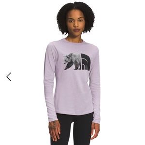 The North Face Long Sleeve Tri-Blend Bear Tee - Women's